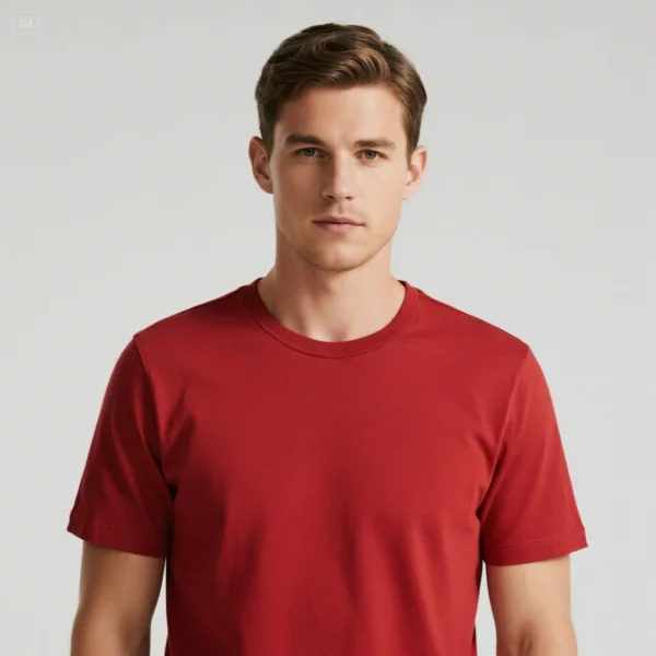 Smart Heavy Unisex Round neck T Shirt - Image 3