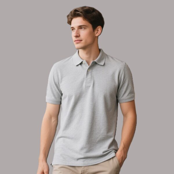 Men Polo Half Sleeve Relaxed Fit Cotton Rich - Image 9