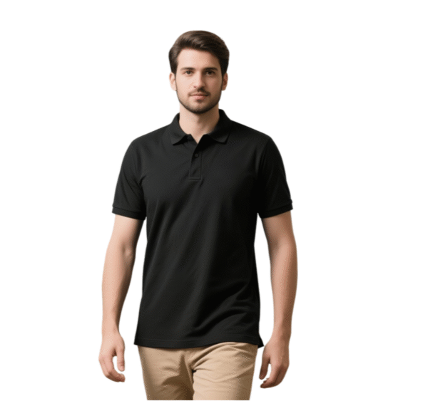 Men Polo Half Sleeve Relaxed Fit Cotton Rich - Image 3