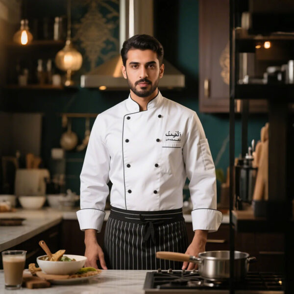 SmartWear Classic Chef Jacket - Image 8