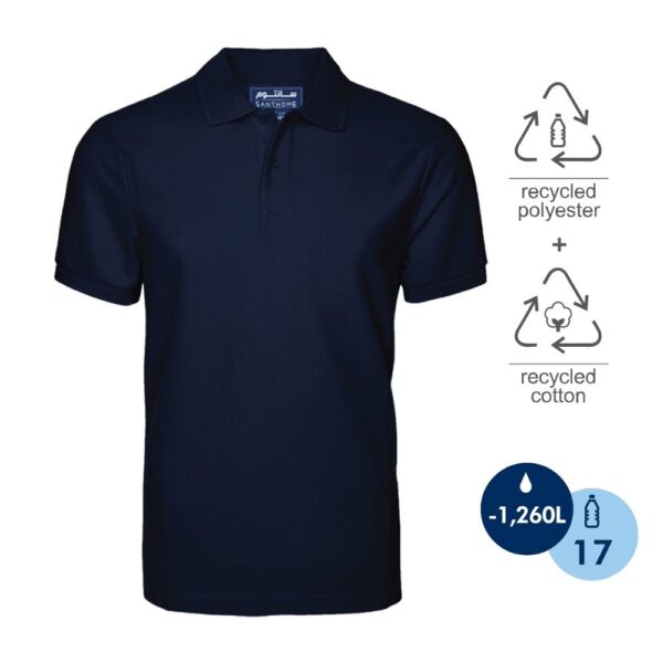 Men Fully Recycled PRO EARTH Polo - Image 4