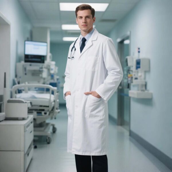 SmartWear Classic White Doctor’s Coat - Image 4