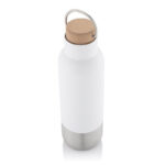 AVERSA - Hans Larsen RCS Recycled Stainless Steel Insulated Water Bottle - White - Image 3