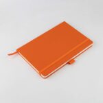 JURSI - Giftology A5 PU Notebook with Pen Loop - Orange - Image 2