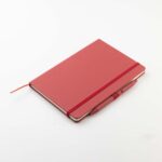 ABULA - Eco-Neutral® A5 Hard Cover Notebook & Pen Set - Cherry Paper - Image 5