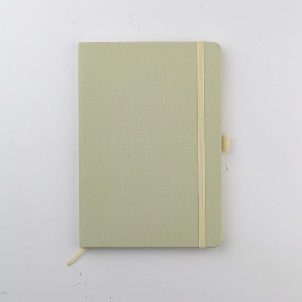 ABULA - Eco-Neutral® A5 Hard Cover Notebook & Pen Set - Kiwi Paper - Image 9