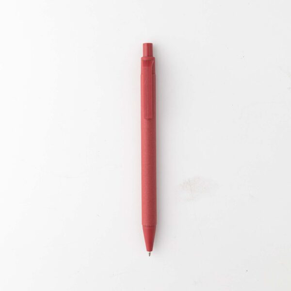 ABULA - Eco-Neutral® A5 Hard Cover Notebook & Pen Set - Cherry Paper - Image 10
