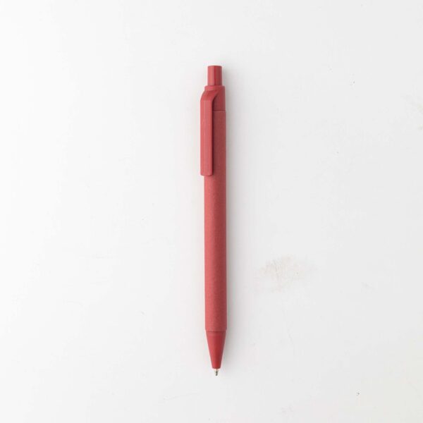 ABULA - Eco-Neutral® A5 Hard Cover Notebook & Pen Set - Cherry Paper - Image 11