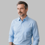 Men Long Sleeve Poplin Corporate Executive Shirt - Image 5
