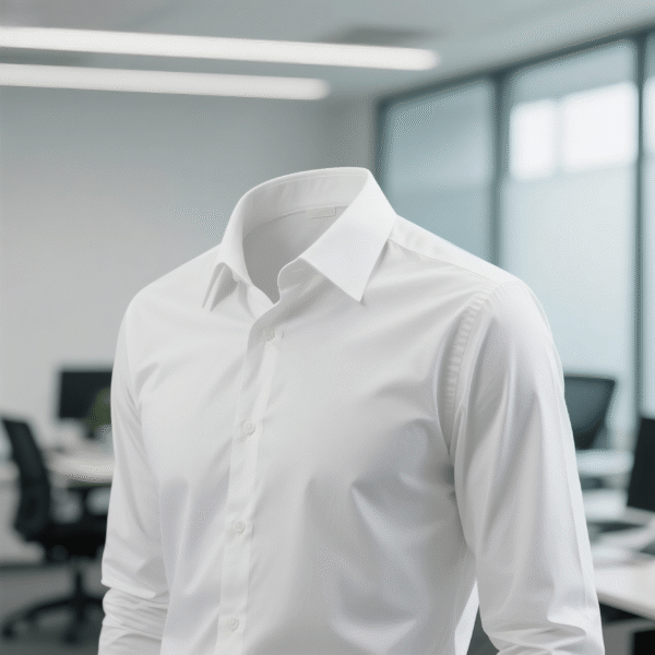 Men Long Sleeve Poplin Corporate Executive Shirt - Image 6
