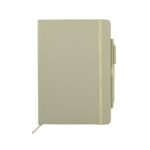ABULA - Eco-Neutral® A5 Hard Cover Notebook & Pen Set - Kiwi Paper - Image 2