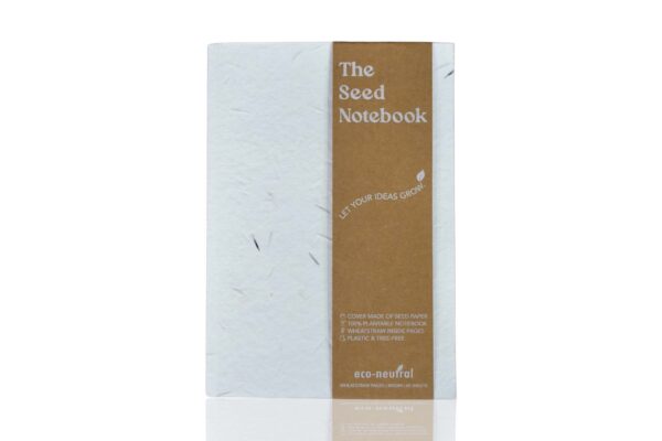 ATRI - Eco-Neutral® A5 Soft Cover Handmade Seed Paper Notebook - Image 1
