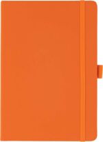 JURSI - Giftology A5 PU Notebook with Pen Loop - Orange - Image 3