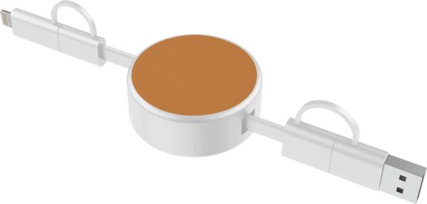 LECCO - @memorii Recycled 6-in-1 retractable Charging Cable - Image 4
