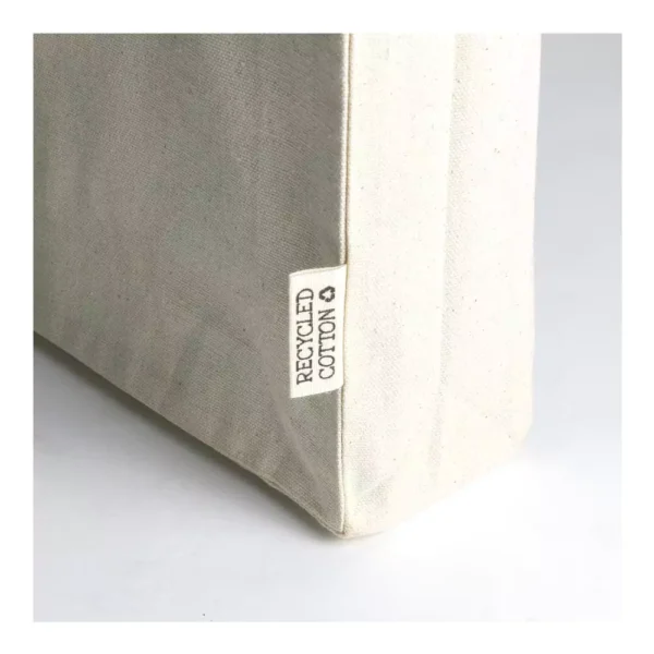 Recycled Cotton Tote Bags with Gusset 8 Oz - Image 4