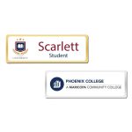 Metal Name Badges in Gold and Silver Plated - Image 2