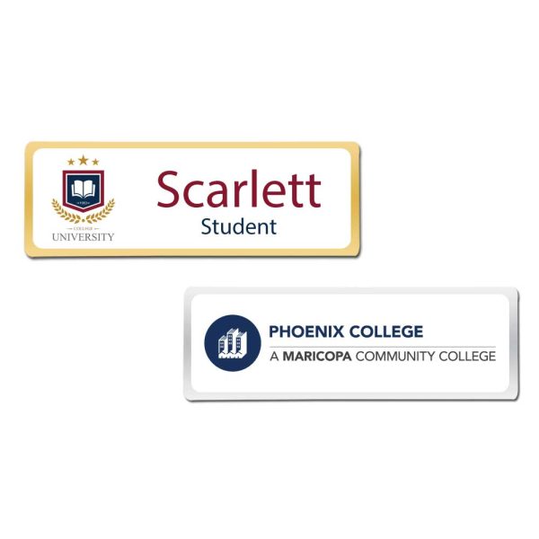 Metal Name Badges in Gold and Silver Plated - Image 2