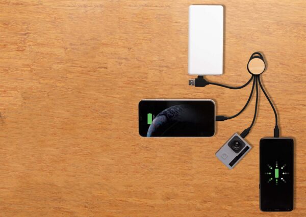 SULZA - CHANGE Collection RCS Recycled 6-in-1 Multi Cable - Image 3