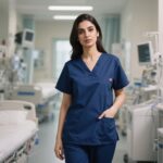 Smart Stretch Women Scrub suit set (4 Way Stretch) - Image 5