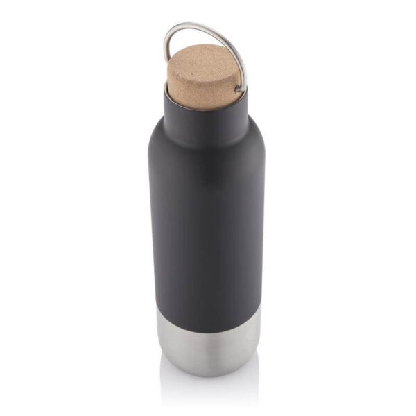 AVERSA - Hans Larsen RCS Recycled Stainless Steel Insulated Water Bottle - Black - Image 2