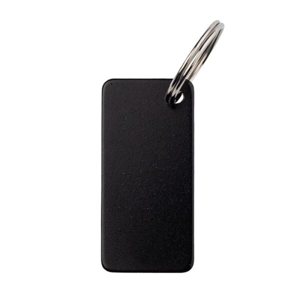 ANGLA - Gift Set of RCS Recycled Aluminium Pen and Keychain - Black - Image 2