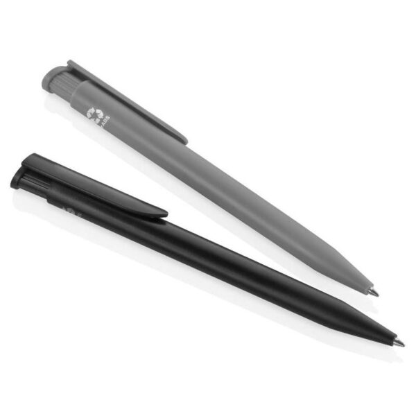 UMA HAPPY RECY Recycled Plastic Pen - Grey - Image 2