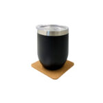 TEREVI - eco-neutral set of 4 Cork Coasters with Cork Stand - Image 4