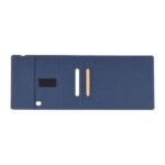 BLACE - CHANGE ZERO Recycled PU 15W Wireless Mousepad & Desk Organizer - Navy Blue - Image 3