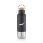 AVERSA - Hans Larsen RCS Recycled Stainless Steel Insulated Water Bottle - Black - Image 5