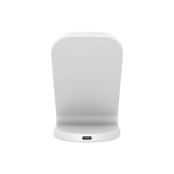 BASEL - @memorii Recycled 10W Wireless Charger Phone Stand - White - Image 4