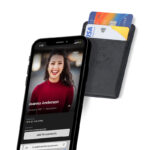 ROMA - Santhome® 2-in-1 Mag Cardholder and Inbuilt NFC Digital Business Card - Black - Image 4