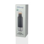 AVERSA - Hans Larsen RCS Recycled Stainless Steel Insulated Water Bottle - Black - Image 3