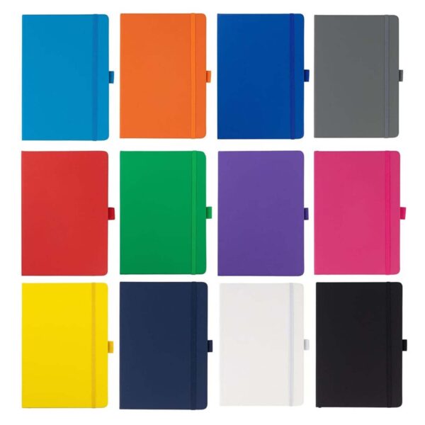JURSI - Giftology A5 PU Notebook with Pen Loop - Orange - Image 4