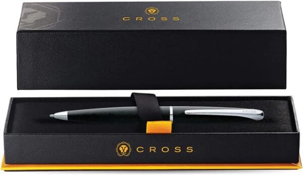 Cross ATX® Basalt Black with Polished Chrome Appointments Ballpoint Pen - Image 4