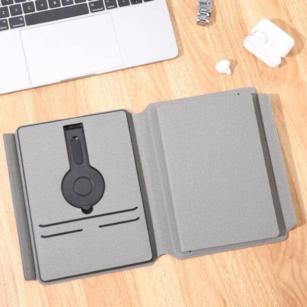 ONEX - CHANGE ZERO Recycled 10000mAh 15W MagSafe Wireless A5 Organizer 32GB - Grey - Image 5