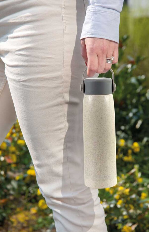 RABI - eco-neutral Wheat Straw Glass Bottle - Image 3