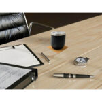 TEREVI - eco-neutral set of 4 Cork Coasters with Cork Stand - Image 2
