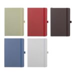 ABULA - Eco-Neutral® A5 Hard Cover Notebook & Pen Set - Kiwi Paper - Image 3