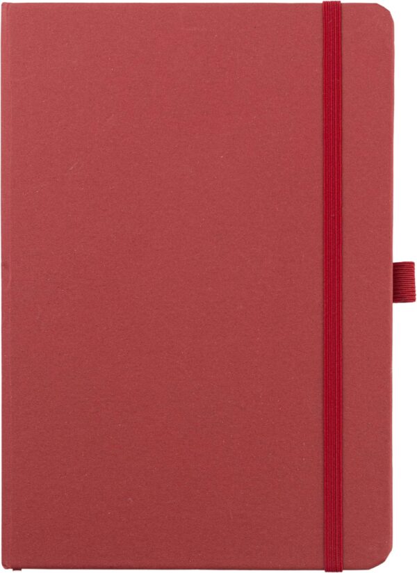 ABULA - Eco-Neutral® A5 Hard Cover Notebook & Pen Set - Cherry Paper - Image 3