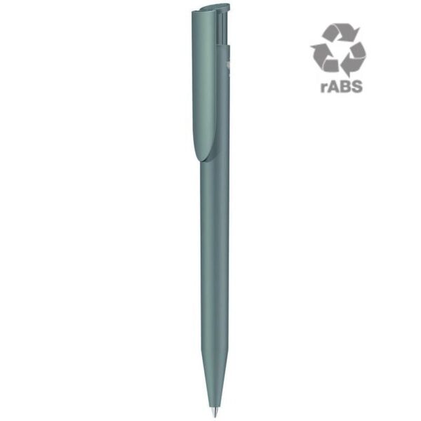 UMA HAPPY RECY Recycled Plastic Pen - Grey - Image 1