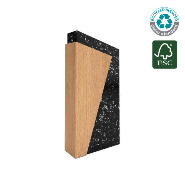 MILOT - Waste-to-Wins® Recycled Award - Black Swirl - Image 1