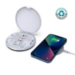 OSLO - @memorii Recycled 15W Wireless Charger Multi - Cable Set