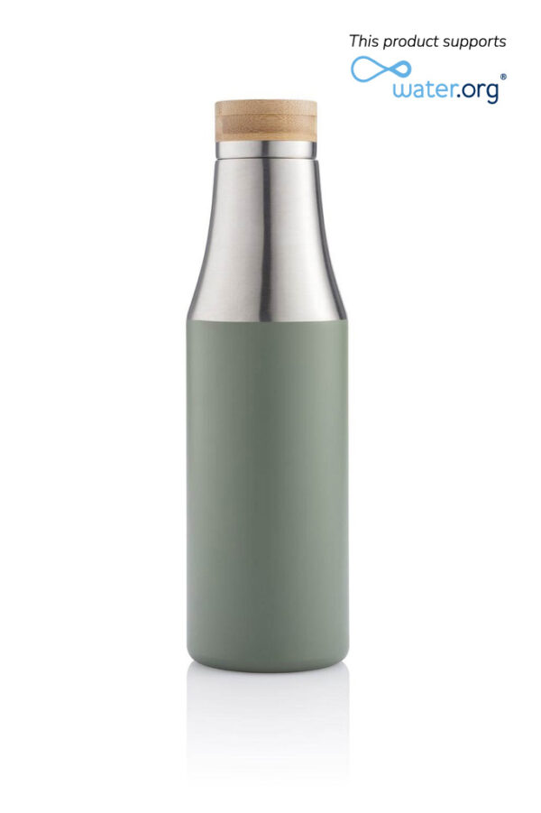 R-BREDA - CHANGE Collection Recycled Insulated Water Bottle - Green - Image 1