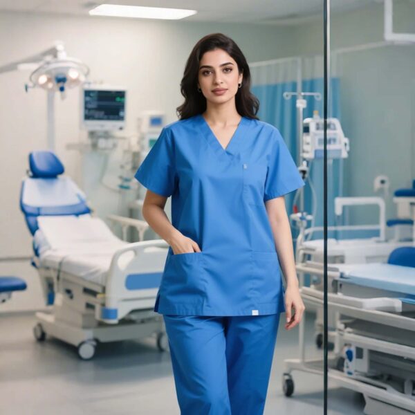 Smart Stretch Women Scrub suit set (2 Way Stretch) - Image 3