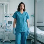 Smart Stretch Women Scrub suit set (2 Way Stretch)