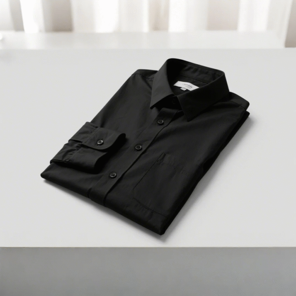 Men Long Sleeve Poplin Corporate Executive Shirt - Image 8