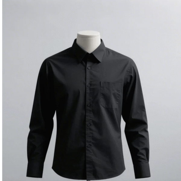 Men Long Sleeve Poplin Corporate Executive Shirt - Image 4