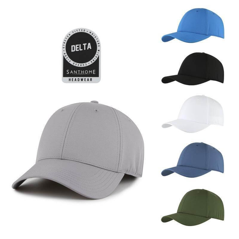 additional_image_1 DELTA - Santhome® DryNCool® Performance Stretch-Fitted Cap - Image 1