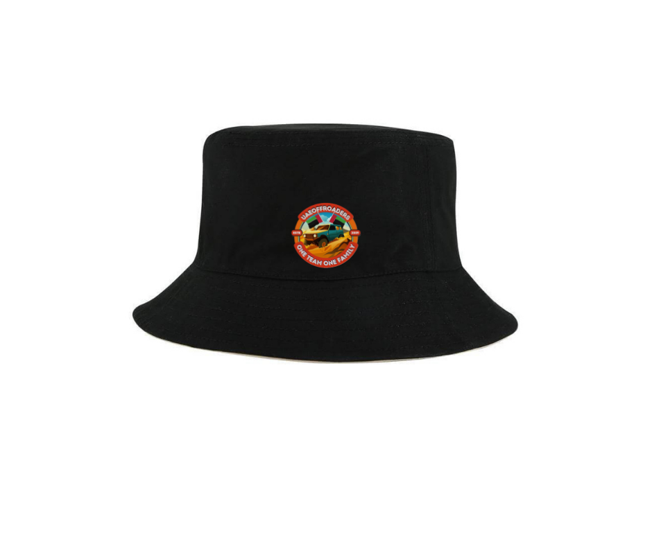 81 UAE Offroaders Reversible Canvas Bucket Hat - Image 1