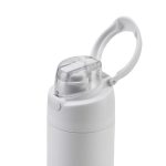 Offroad Recycled Stainless Steel Bottle with Dual Sip Lid - White - Image 3